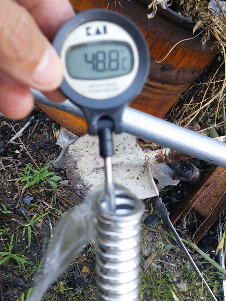 ドラム缶湯沸し器
