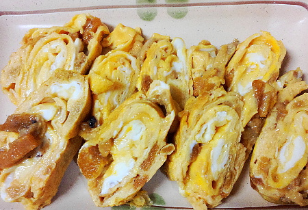 ウニで玉子焼き