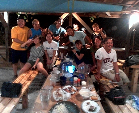 今宵のBBQ小屋