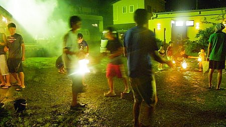 BBQだぁ花火だぁ