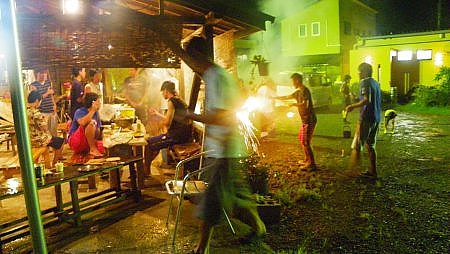 BBQだぁ花火だぁ