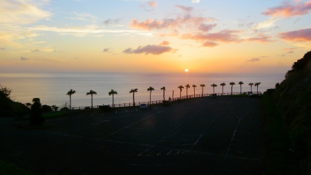 大浜の夕日
