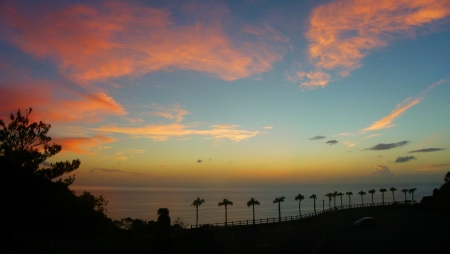大浜の夕日