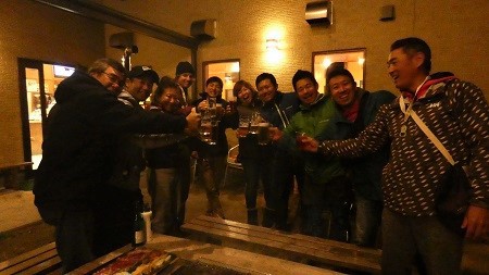 今夜の団体様
