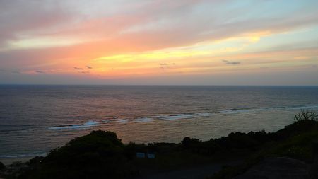 大浜の夕日
