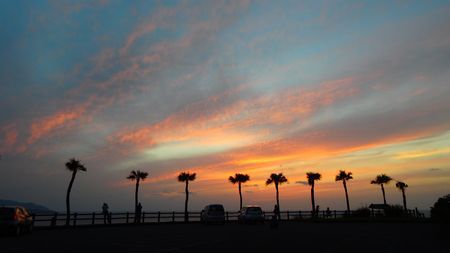 大浜の夕日