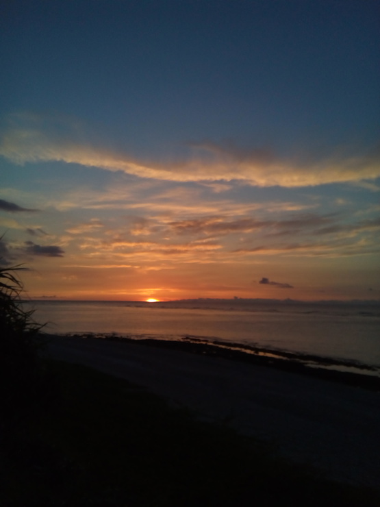 夕日