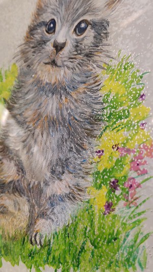 ＊『アルミ缶絵画』というアート＊