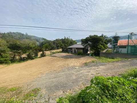 売地　海の近くで海の見える家の建築