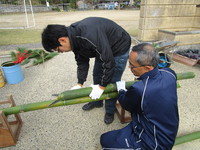 門松づくり