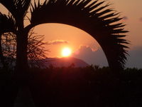 宇検村の夕日
