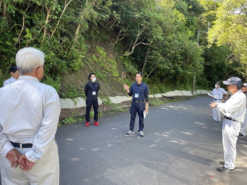 温泉ロード補修