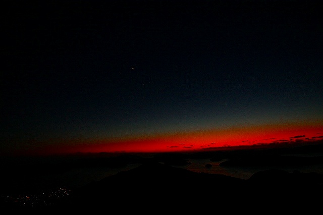 夕暮れの大島海峡