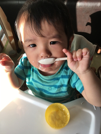 あれ？スプーン使ってる！