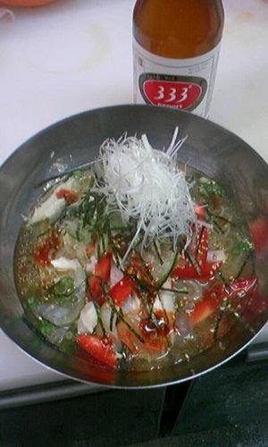 冷麺始めました・・・