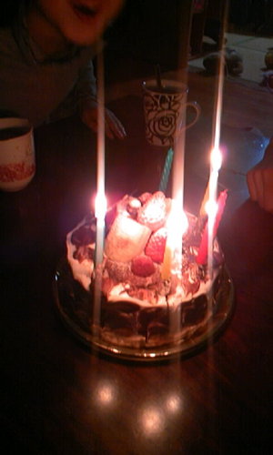 昨日の誕生日パーティー・・・