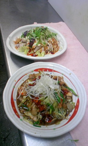 昨日の賄い・・・