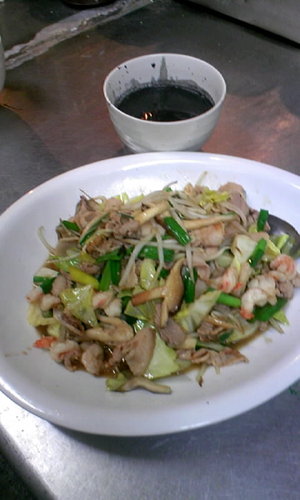昨日の賄い・・・
