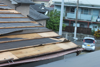 台風災害！