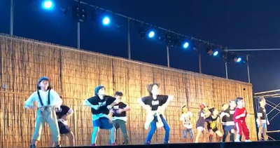 どんどん祭舞台！やったぜー٩( ᐛ )و