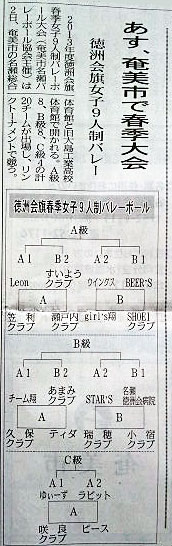 徳洲会旗バレー大会　女子の部