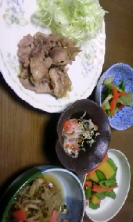 晩ご飯メモ(笑)