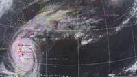 台風21号と秋雨前線による船舶動静　No.2