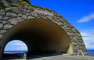 あまみのやまちゃん かがんばなトンネル からの風景