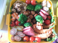 ボブの弁当だす。