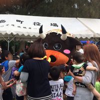 黒砂糖まつりに「まぶーる君」