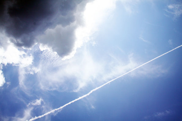 雲間に青空！