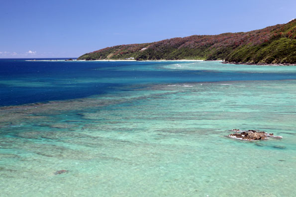 根瀬部の海