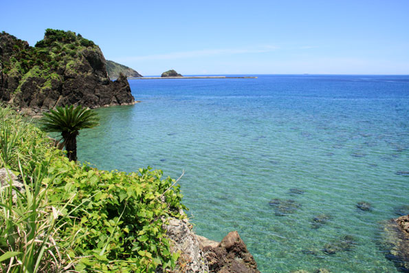 山羊島付近の名瀬湾