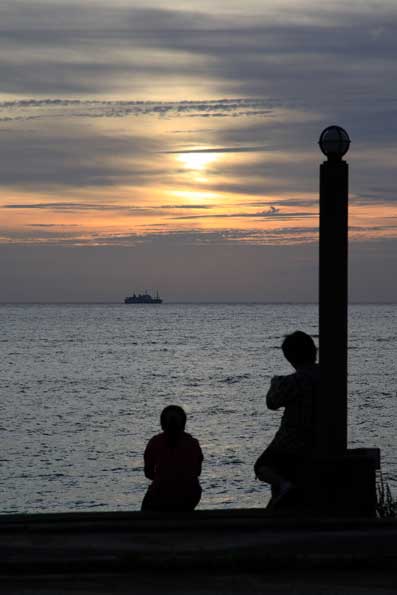 大浜夕景３