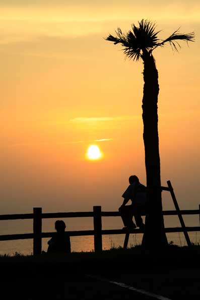 大浜夕景２