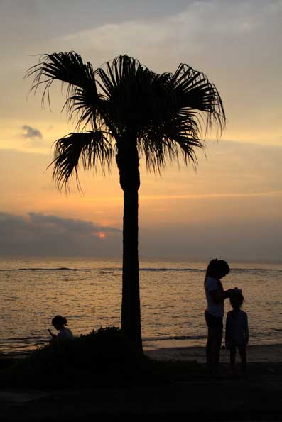 大浜夕景