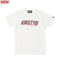 KIKS TYO定番ロゴにハンドステッチ風の発泡プリント！