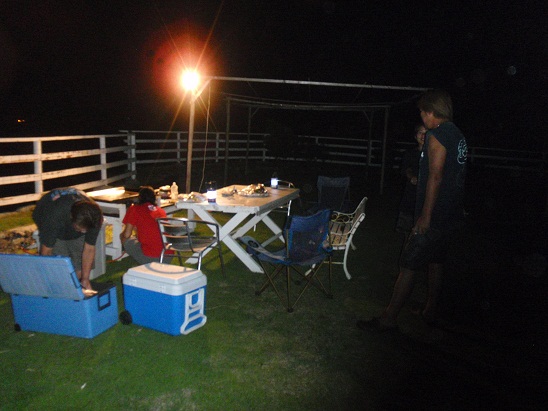 海の見えるペンション　BBQ