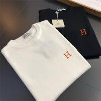 今季のファッション エルメス セーター ニット 刺繡 ロゴ 2色 メンズ ミニマル HERMES