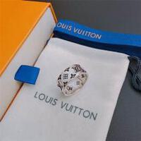 LOUIS VUITTON リング モノグラム シルバー ロゴ 高級感 ルイヴィトン