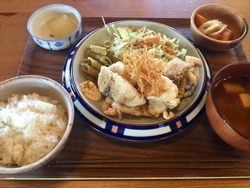 やどんカフェ いちのいち サワラフライ定食