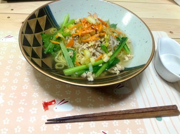 〆は　あっさり鶏スープで♪＾＾♪