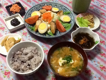 しっかり朝ごはん♪♪