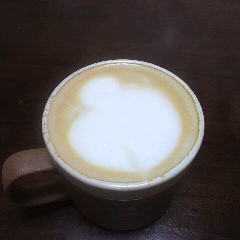初カプチーノ